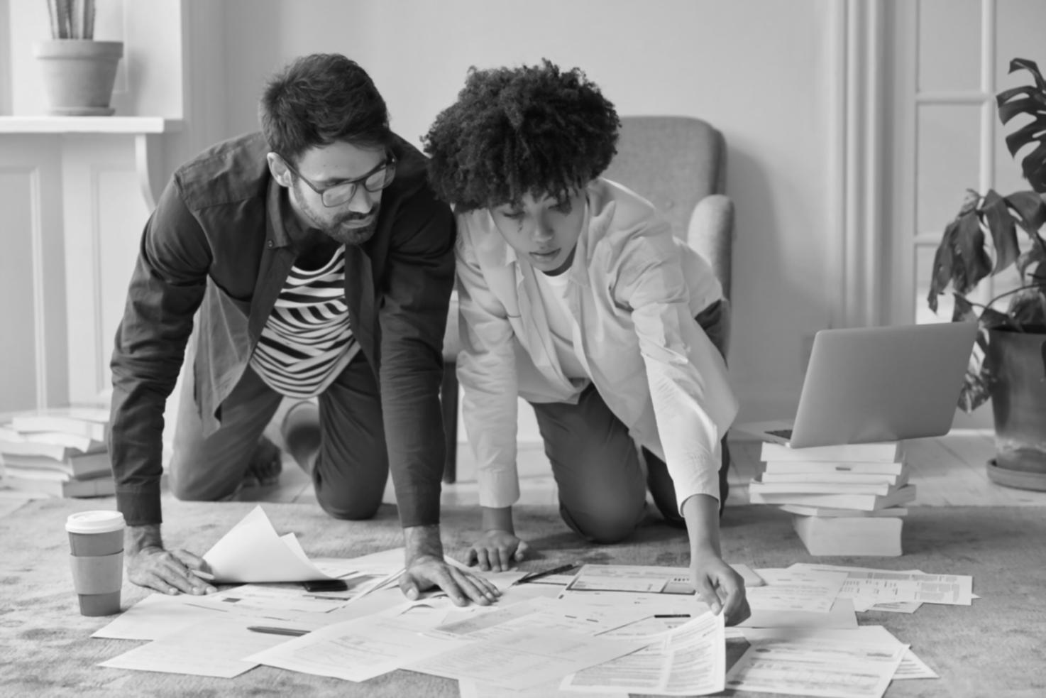 Interactive storytelling project combining motion graphics with user interface design